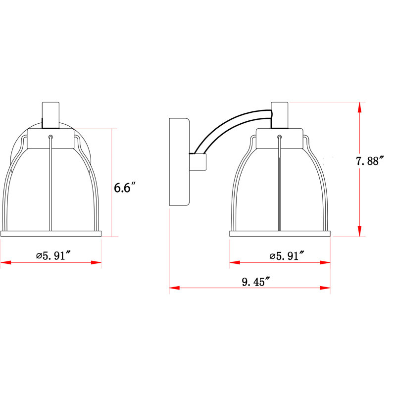 Éclairage pour meuble-lavabo 1 lumière Fayre