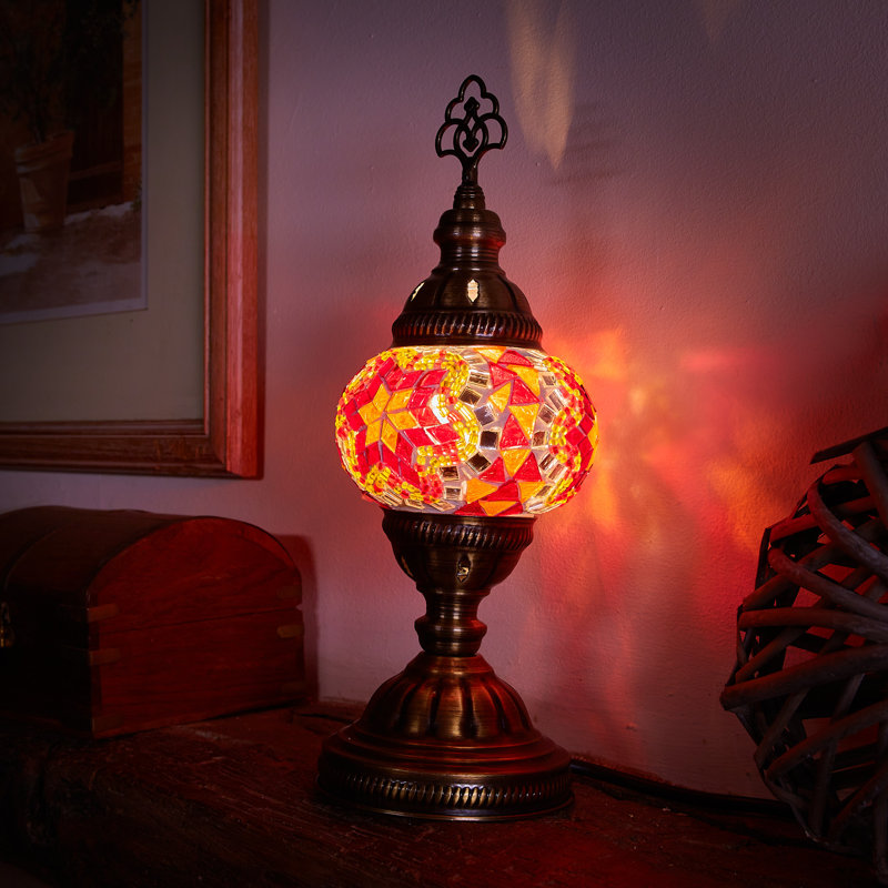 Karlie Metal Lighting Lamp, Red/Orange