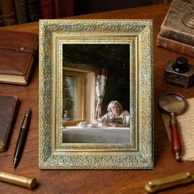 5" x 7" Antique Gold 3 PCS Everyday Picture Frame for New Home Gifts