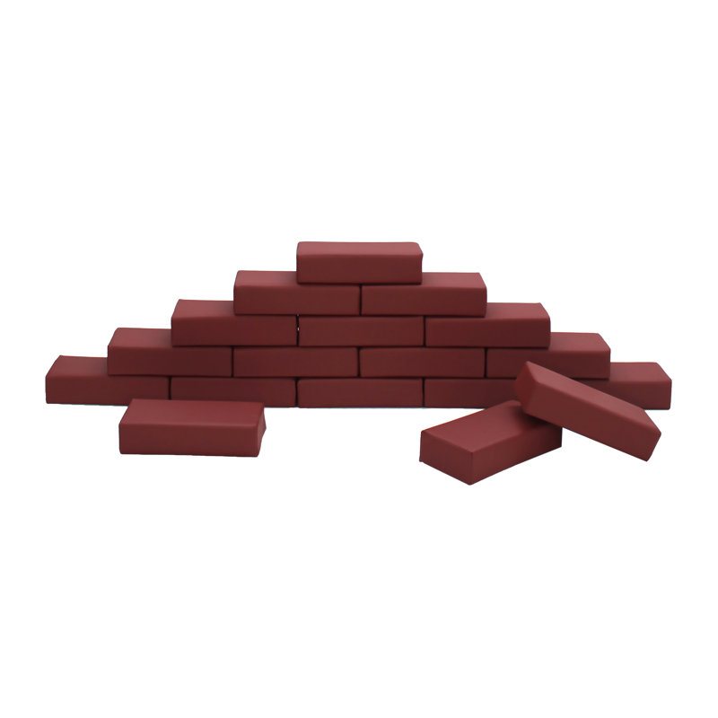 SoftScape Brick Blocks, Burgundy