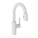 East Linear Single Handle Pull Down Bar Faucet