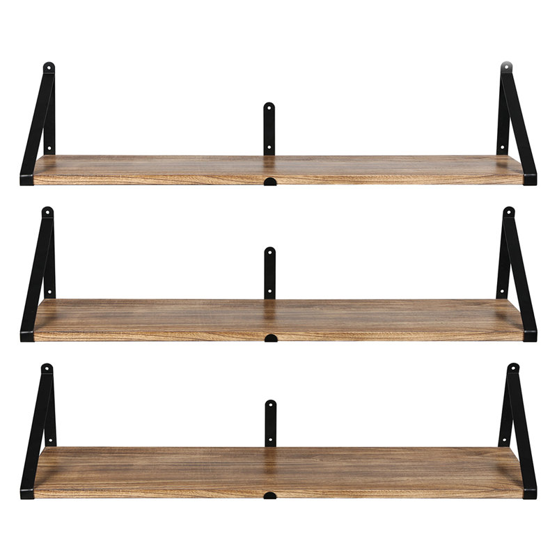 Solid Wood Floating Shelf