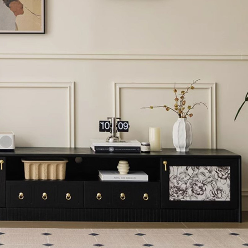 Creative design sense retro TV cabinet