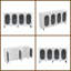 Armoire de rangement 60 po avec 4 grands compartiments en acrylique blanc 60 po - Buffet et vestibule-667755733