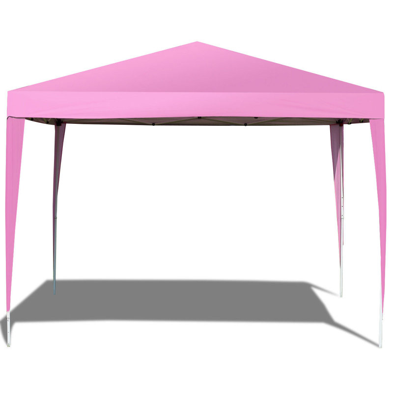 Dobson 3m x 3m Metal Pop-Up Gazebo, Pink