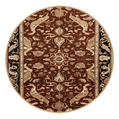 Tapis brun lavable à la machine