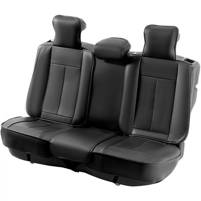 Seat Covers, Universal Car Seat Covers Full Set Seats, Front and Rear Seat, 13pcs Faux Leather Seat Cover, Full Enclosed Design, Detachable Headrest a