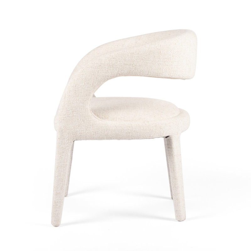 Hawkins Standard Upholstered Arm Chair, Omari Natural