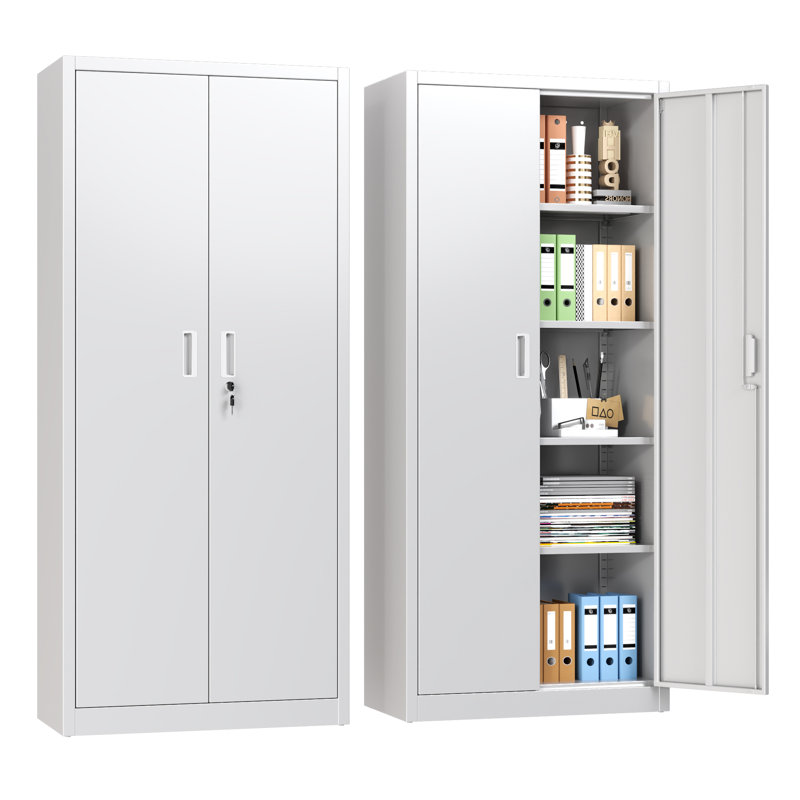Metal Basic Storage System, White