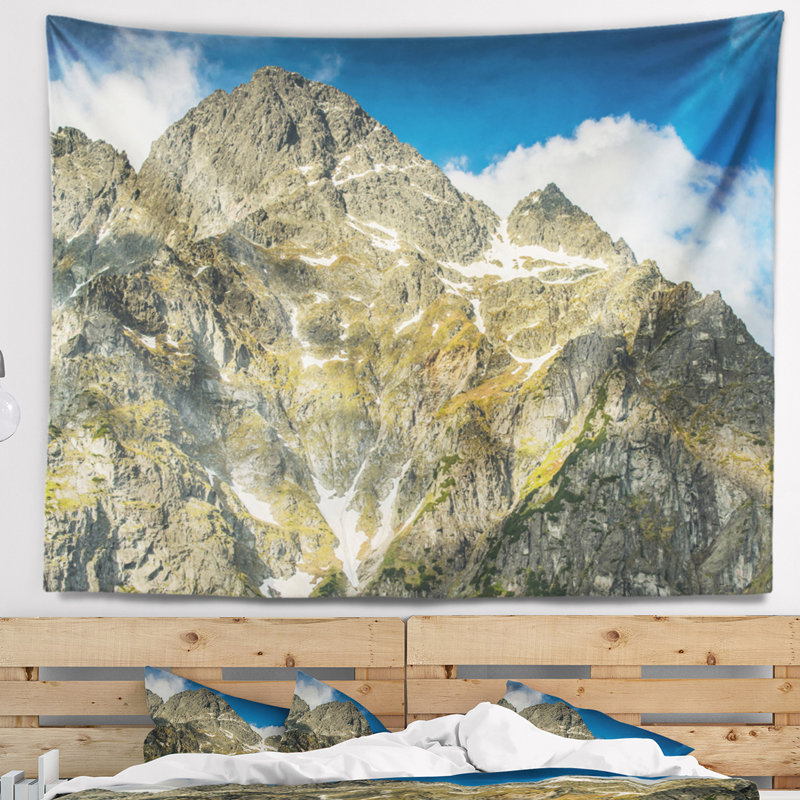 Paysage, sommet rocheux dans les montagnes Tatra, H 68 po x l 80 po