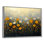 «Dark Summer Daisies Field Landscape III - Daisies», art mural
