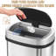 Roderik Metal Kitchen Trash Can - 219.55L