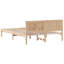Bed Frame with Headboard Solid Pine Wood-1651658006-1651658088