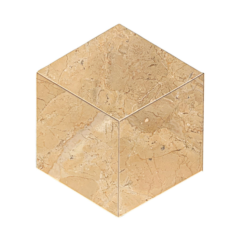 Hexagon Polished Marble Tile,1 box 12 pcs