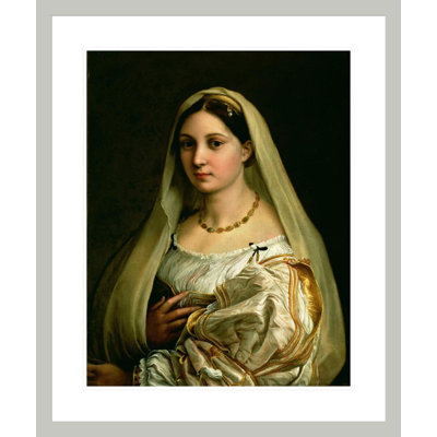 The Veiled Woman or La Donna Velata by Raphael -Framed Giclee Print