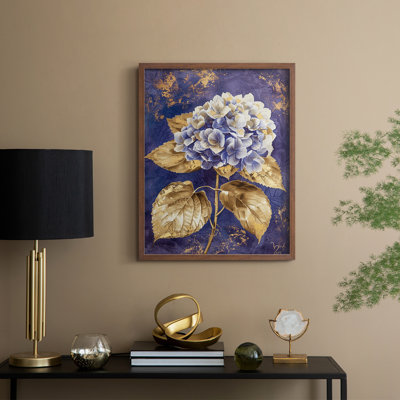Série FLORAL CCxx - reproduction encadrée de qualité supérieure - prête à être accrochée - aucun clou requis