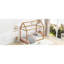 Lit simple couleur de bois - Transformez votre maison en pin élégant