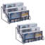Metal 17.5cm H Wire Rack Media Storage