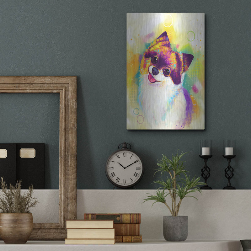 "Pop Art Pomeranian 2" par Furbaby Affiliates, H 16 po x l 12 po