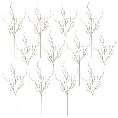 Winter Pearl Branch Spray, 36 Inches