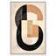 «Monogram Version of Six Canvas», art mural neutre moderne par Art Remedy-105311354-105311361