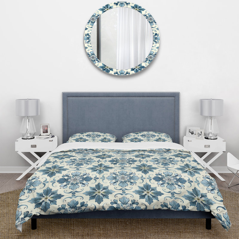 Ensemble de housse de couette Farmhouse, Housse de couette pour grand lit + 2 taies décora