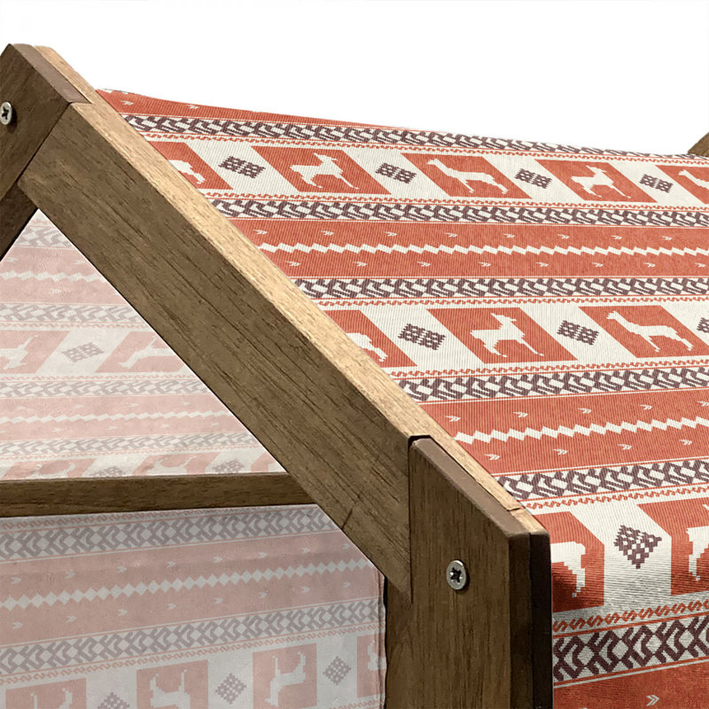 Niche pour chien en bois, H 25,59 po x l 29,53 po x P 21,65 po
