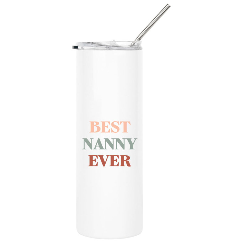 Gobelet de voyage en acier inoxydable à double paroi 20 oz avec paille pour la fête des Mères