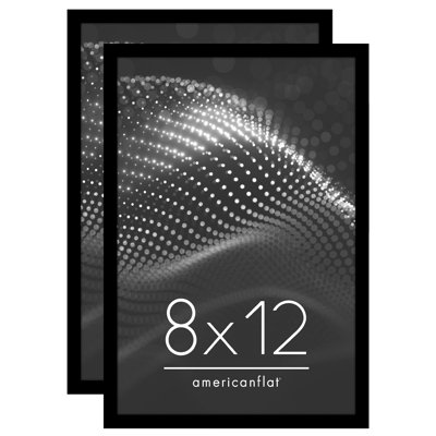 Picture Frame - Modern Design, Shatter-Resistant Glass, Dual Sawtooth Hangers, Ideal for Home and Office Decor (2 Pack)