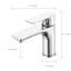 Robinet de lavabo à poignée simple-119209404