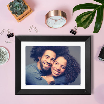 NexFoto 11" 2K 32GB Digital Picture Frame 2.4GHz/5GHz Digital Photo Frame IPS Touch