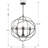 Jayden 6 - Light Statement Globe Chandelier with Hand Blown Glass Accents-1477839050-1477839049
