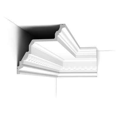 7-1/2 in x 7-1/2 in x 78-3/4 in Primed White Polyurethane Crown Moulding
