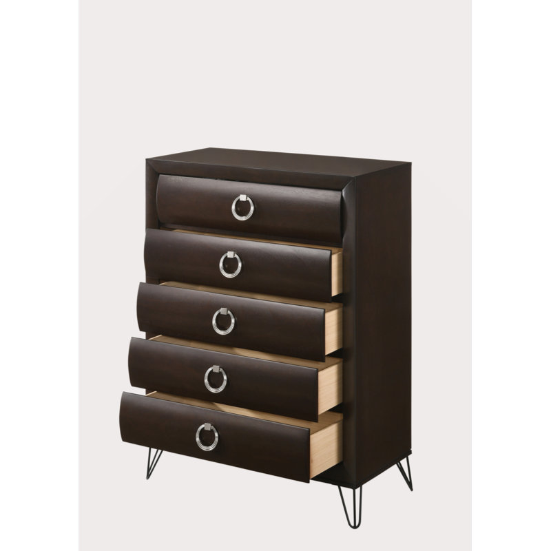 Commode finition merlot foncé