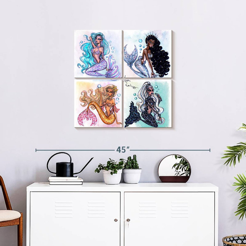 Ashelle Sea Sirens, 26" H x 26" W