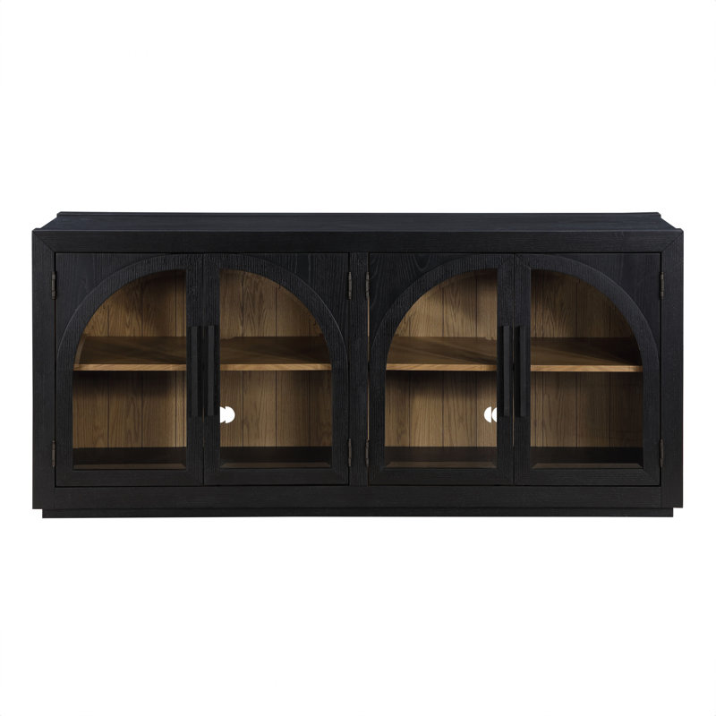 Console multimédia 70 po Lixy, Noir, noir, noir, noir