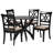 Juila 4 - Person Pedestal Dining Set-124357246