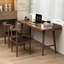 Bureau rectangulaire en bois massif noyer-984886056