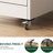 Vertical File Cabinet With 5 Drawers, Wheels For Easy Movement, Metal Storage A4/Letter/Legal Size Documents, White, 17.71"D*15.3"W*63.11"H, Secure Lock, All - Steel Build Construction-1678251791