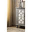 Console de rangement moderne gris