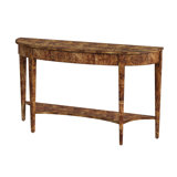 Astor 54"W Demilune Console Table