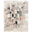 Hand Knotted Abstract Area Rug in Beige/Black/Gray/Pink-1798908293