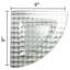 Tablette murale flottante en verre-16073783