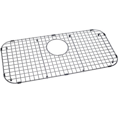 Sink Bottom Grid 26-7/8" X 12-5/8", Rear Drain With Corner Radius 2-1/2"