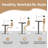 Electric Height Adjustable Standing Desk With 4 Lockable Casters, Hook, Big Mouse Pad-713003245-713003232