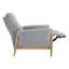 Fauteuil inclinable manuel rembourré-129179752