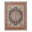 Hand Knotted Wool Area Rug in Red
