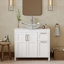 Ensemble de meuble-lavabo simple 36 po avec lavabo 36 po