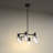 27Inch 6 - Light Geometric Chandelier-1805977927
