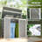41 Cu. Ft. Outdoor Storage Shed, Storage Box w/ Chain Lid, Grey-121932842